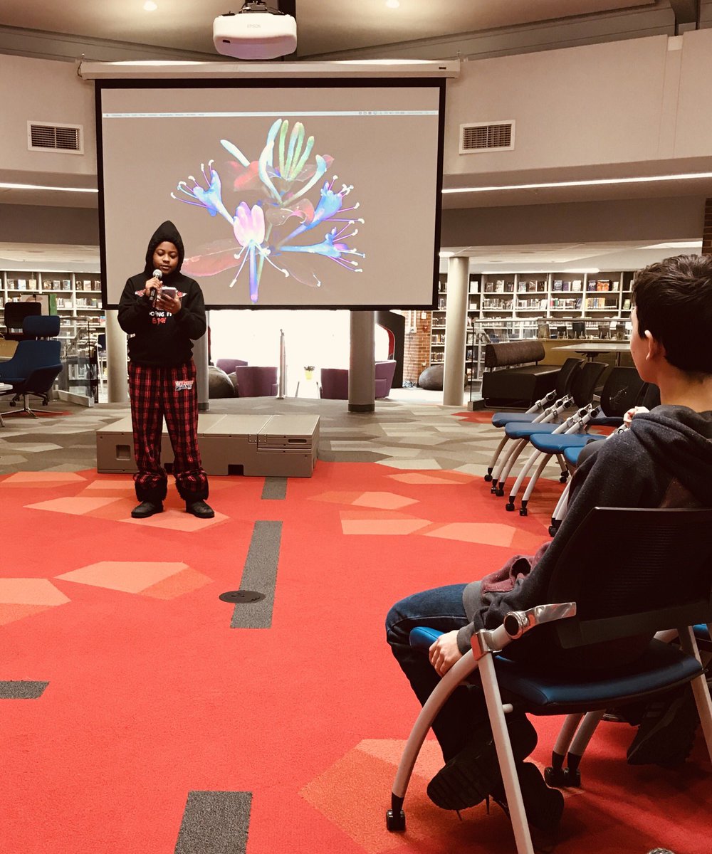 abiasiello's tweet photo. Our inaugural #FirstFridaysOpenMic is in the books at @109Shepard! Such a fantastic display of authenticity, vulnerability, and creativity! I can’t wait to see what our amazing students share next month! 🎺🎭🎨🎬🦋#engage109 @DPS109 @emily_dykema @Andrea_Trudeau @LindaVaananen https://t.co/6VWiLBUgD1