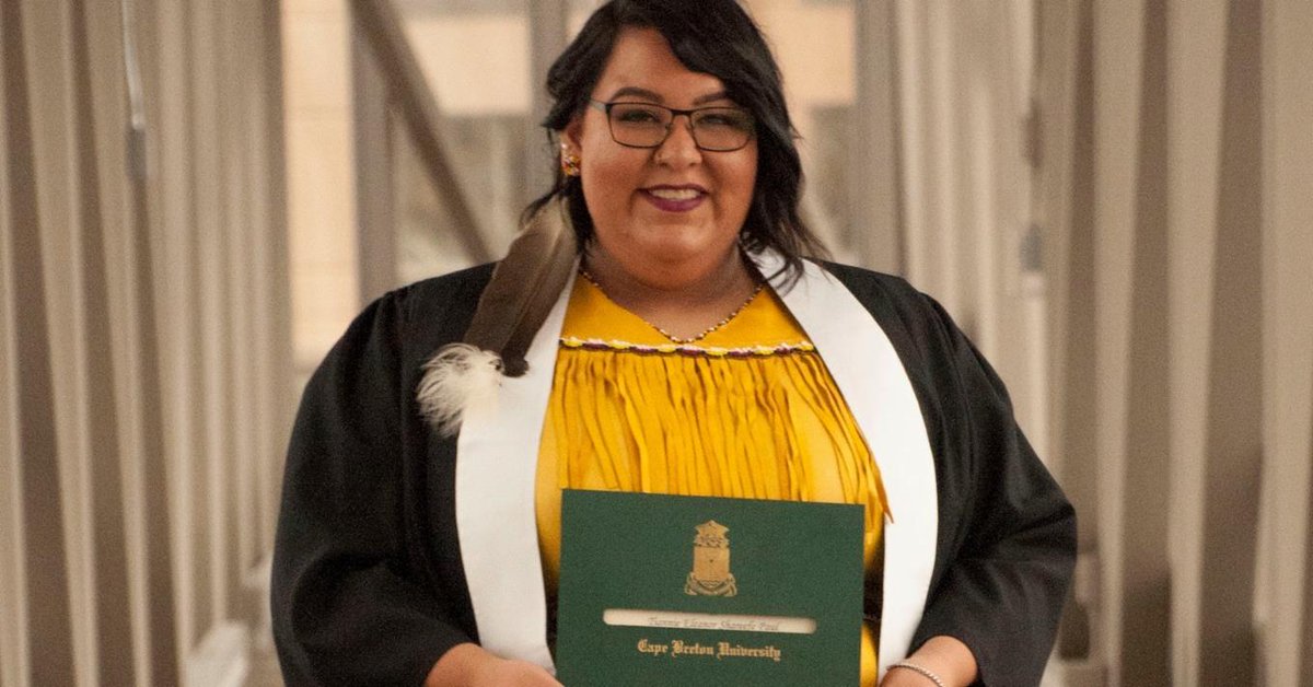 “We need more Indigenous women in the field of engineering, and I feel very proud to be the first Mi’kmaw woman to graduate from this program and inspire others to enter the field.” - CBU Alumna, Tiannie Paul. 

Read her story here: bit.ly/2HSyBi2

#CBUAlumni #CBUProud