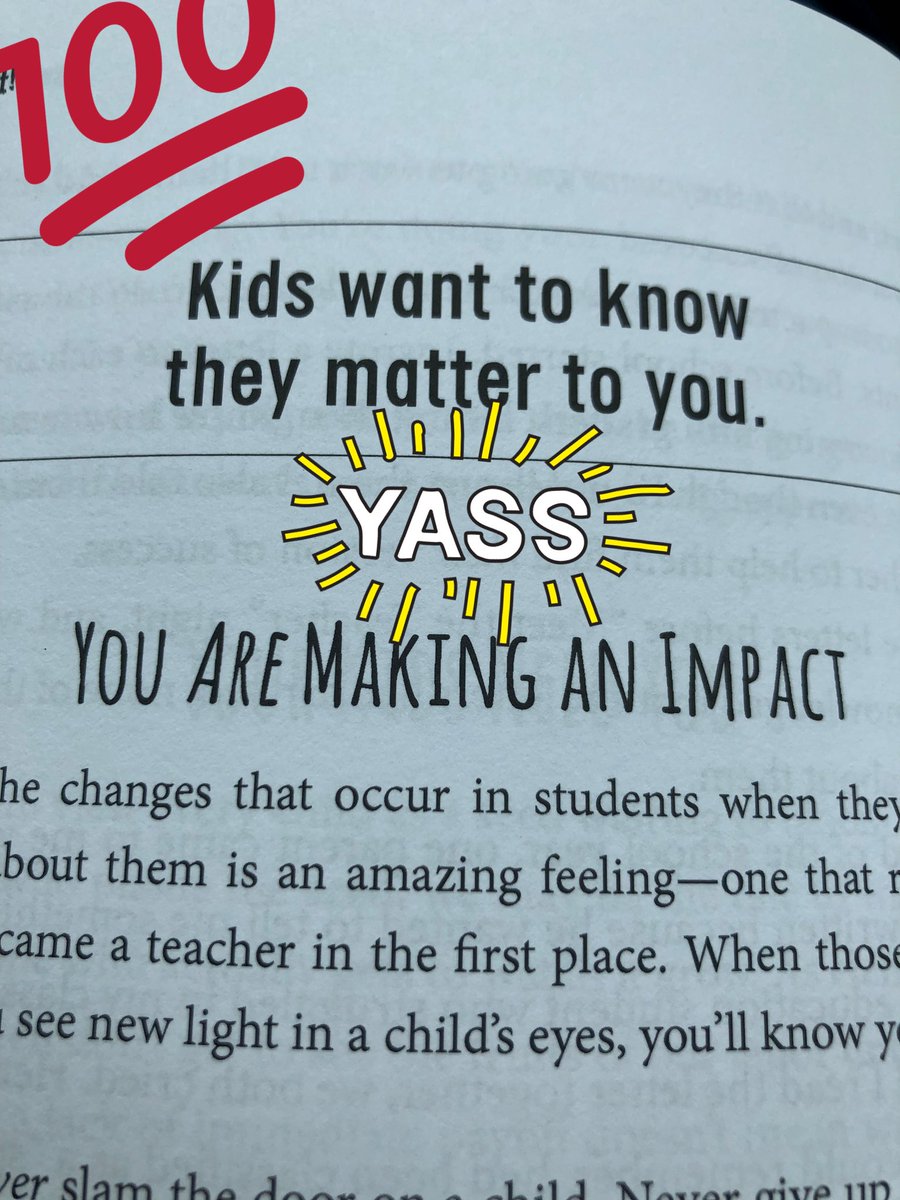 smbainter's tweet image. “Seeing the changes that occur in students when they know you truly care about them is an amazing feeling - one that reminds you why you became a teacher in the first place.” #ROEbookstudy @ROE_26_33_PD  #KidsDeserveIt #booksnaps