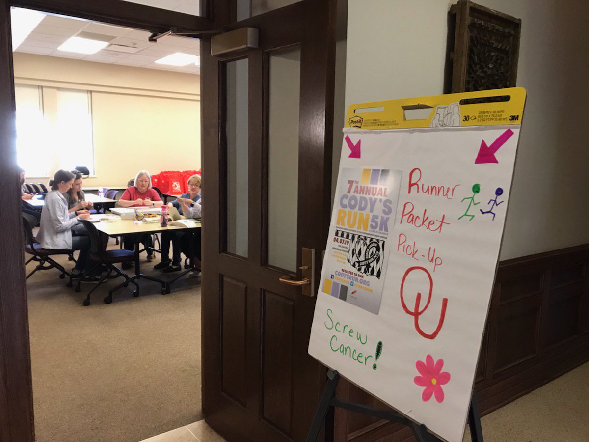 codysrun's tweet photo. We are ready for you to pick up your race packet! Come see us in Wagner 145 until 5pm, or we will begin packet pickup and onsite registration at 8am on Sunday outside Bizzell Library https://t.co/Q2XpxC8fzM
