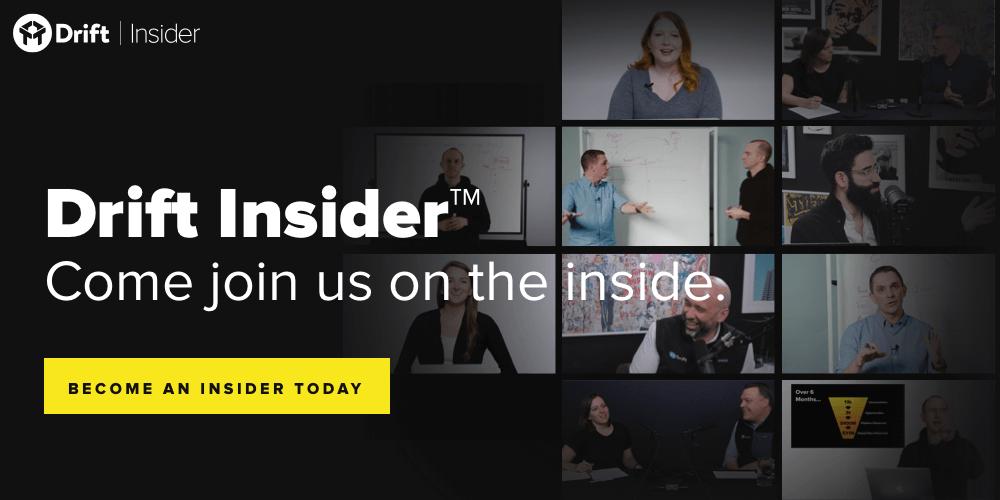 I just joined <a href="/Drift/">Erika Bassuk</a> Insider with thousands of the top marketers and salespeople in the community 💪 

Want to be a part of the inside? Sign up today ⤵️
buff.ly/2YSF9Cs