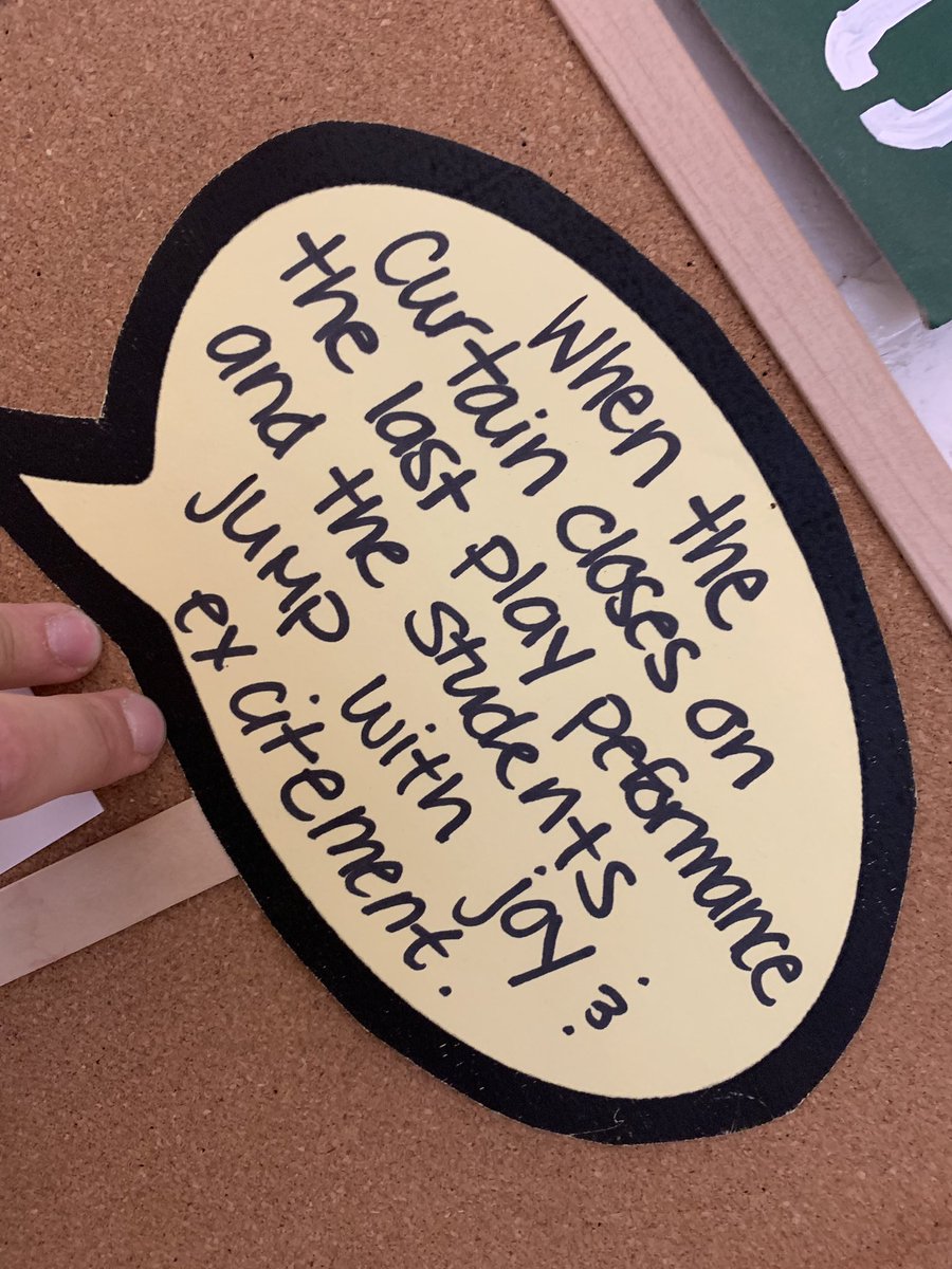 Last night took me back to our first day of school and reminded me of my why. We do all we do to see our students shine! Another great production with great kids that make all the hard work worth it!