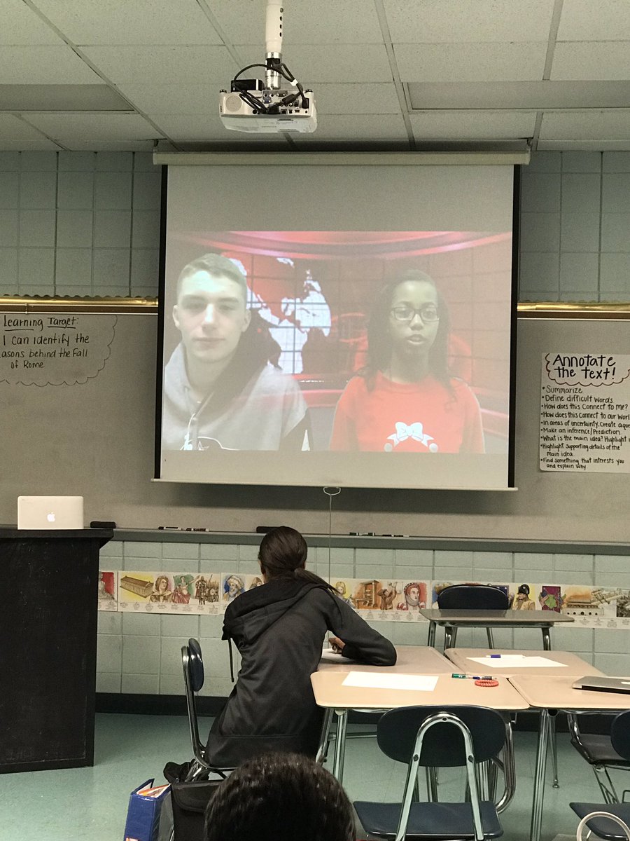 _BGalloway's tweet photo. Who knew studying the reasons for the fall of Rome could be so entertaining? We learned about each reason through newscast reels, book talks and Ted Talks, the beheading of Roman Soldiers and so much more! @OMS_Jackets #OMSJacketLife #AncientRome https://t.co/c91sj4rOgr