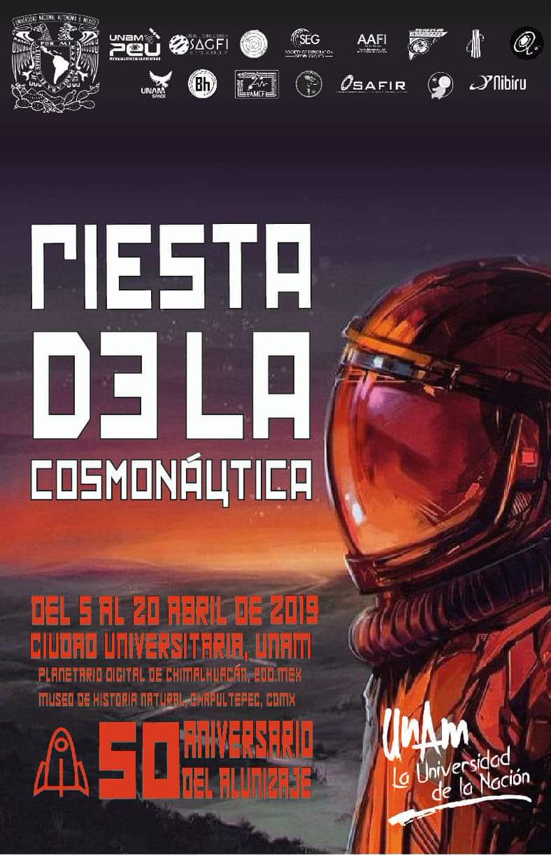 No olviden que el próximo 14 de Abril, el Planetario Digital Chimalhuacán será sede de Fiesta de la Cosmonáutica
Los esperamos con diferentes actividades, como: talleres, conferencias, un concierto en el domo de inmersión digital y muchas actividades más.
#Súmatealaciencia