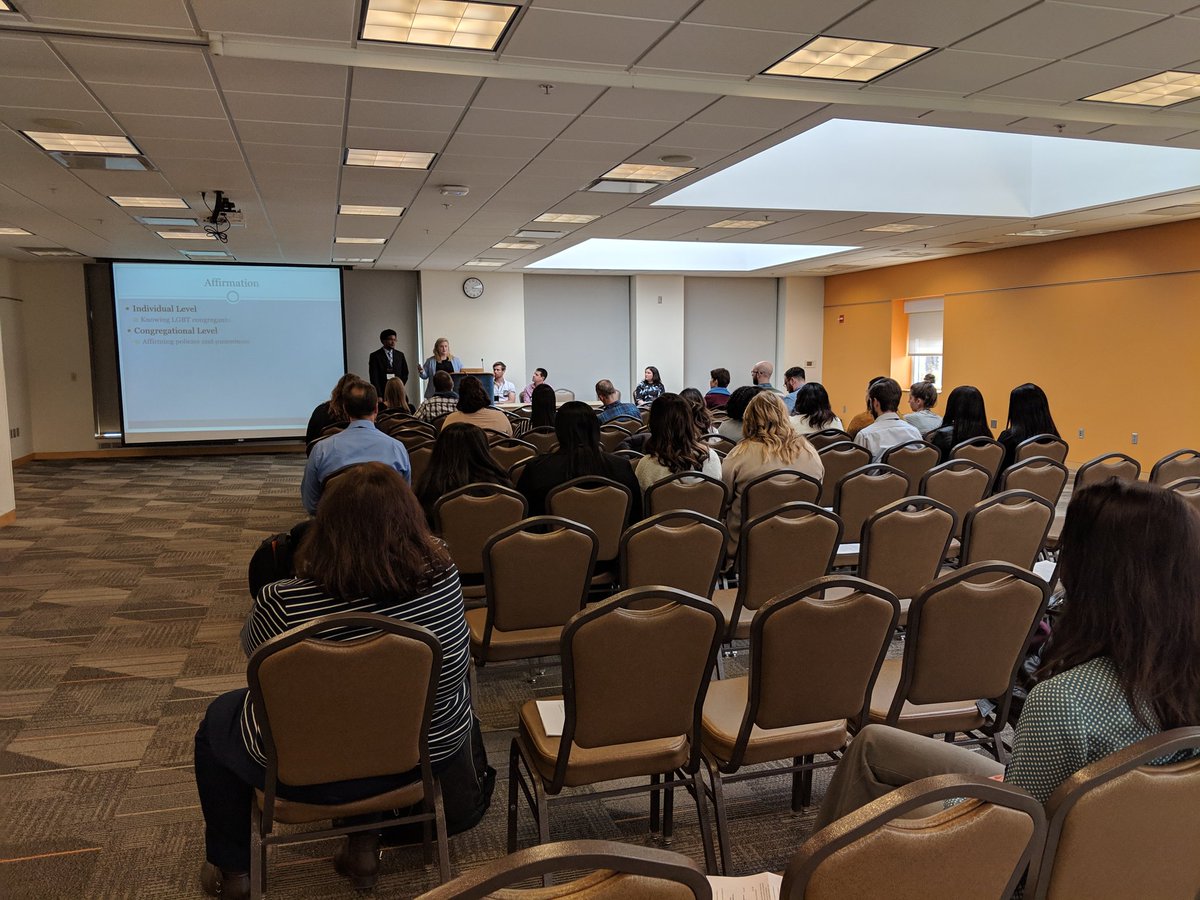BGSUPsych's tweet photo. About 165 scholars from around the globe for the midyear conference of APA Div 36 (Psych of Religion &amp;  Spirituality)! Great energy in the Student Union! #BGSUProud https://t.co/T4XwLOZTQV
