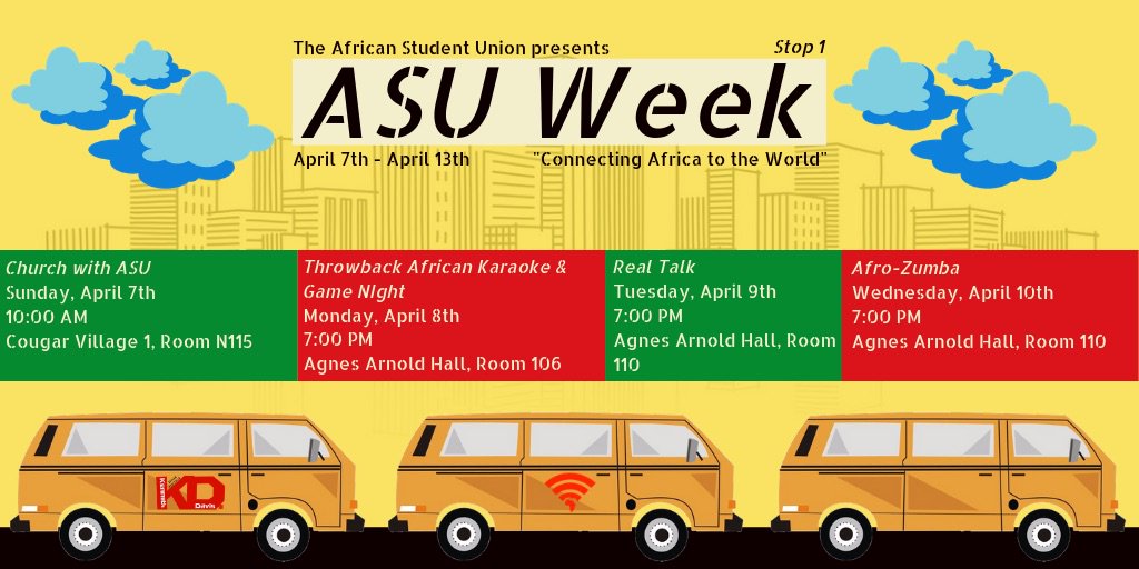 UCanOnlyBeYou's tweet photo. Hey guys!!!! So you thought that we would just stop the shenanigans at the ASU BIRDBOX?? Well, you thought wrong!!! LOL 😅 We have tons of activities for you to be apart of next week. YOU WILL NOT WANT TO MISS OUT!!! #ASUWEEK #ASUWEEK2019 https://t.co/Nnk8cuafdv