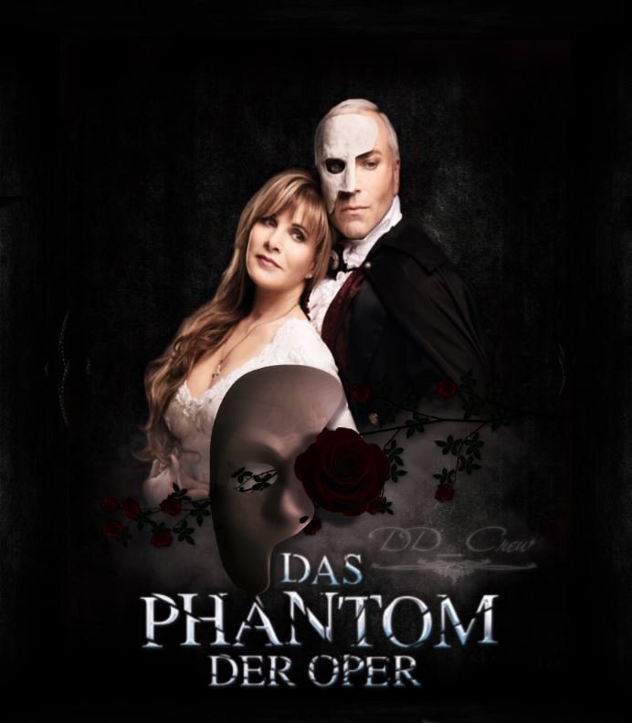 Photomanipulation of @Uwe_Kroeger  & Deborah Sasson in Das Phantom Der Oper. #DasPhantomDerOper #UweKröger #fanart