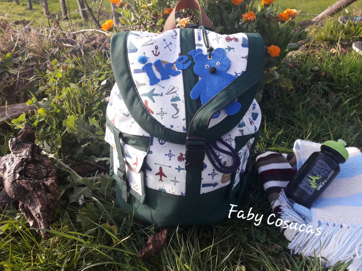 FabyCosucas's tweet photo. #Mochilas #hechoamano #regalosunicos https://t.co/v8xOJZ4Lsw