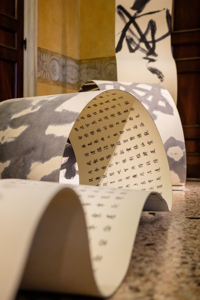 designboom's tweet photo. alcantara stages de/code exhibition in the tapestry rooms of milan's royal palace
https://t.co/0BztiVlKzl https://t.co/P1GrPx4jXM