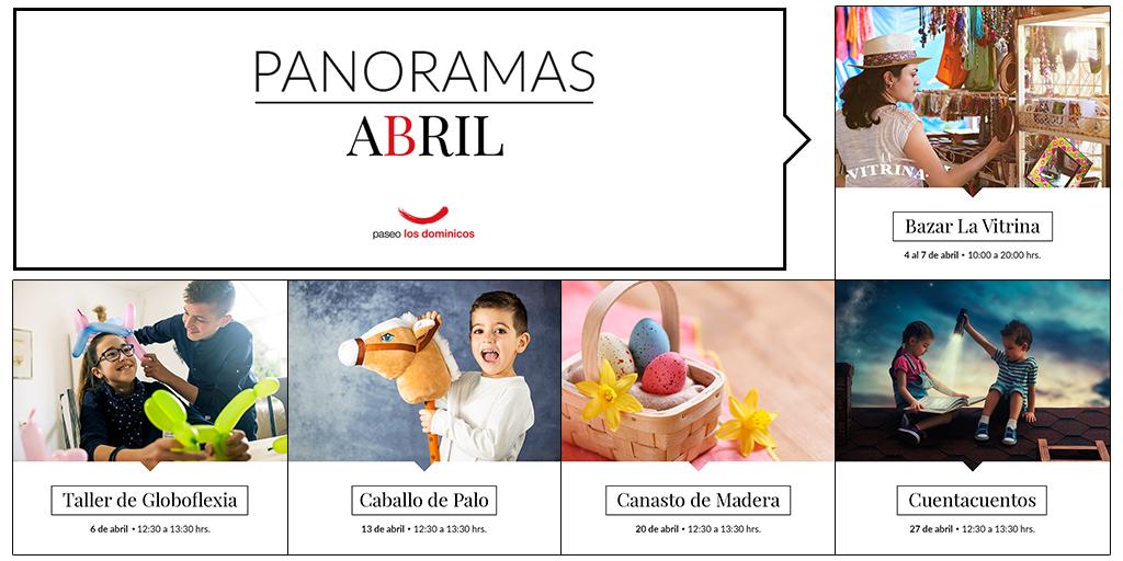 LosDominicos's tweet photo. ¡Abril se llena de buenos panoramas! No te pierdas estos talleres cada finde ¡ideales para toda la familia! https://t.co/CcbJaKfafR