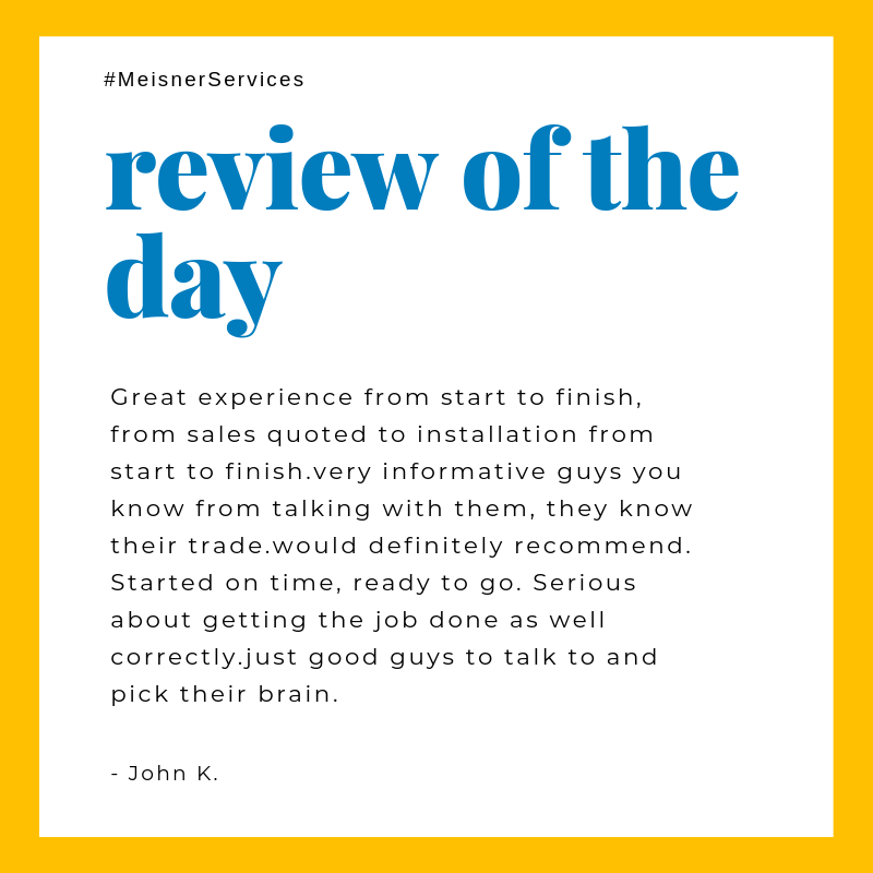 MeisnerService's tweet photo. Thank you for the review, John! We’re happy to know that you had a great experience with us! #Review #HappyCustomer https://t.co/HjpneUNxQw