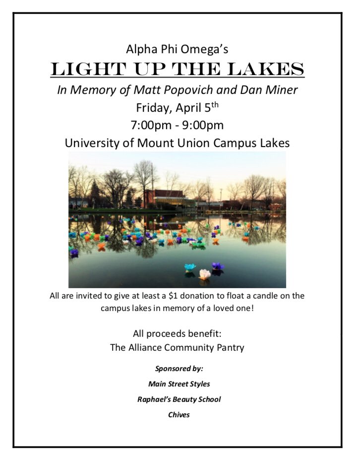 APOXiUpsilon64's tweet photo. TONIGHT!!! come out and support Light up the Lakes! We will have a beauty raffle basket that is filled with shampoo/conditioner, a makeup bag, a wet/dry brush &amp; more! We also have a Chives gift card. We will be accepting cash &amp; venmo. DM for any questions and Venmo account!! https://t.co/6ypWCHj0rO