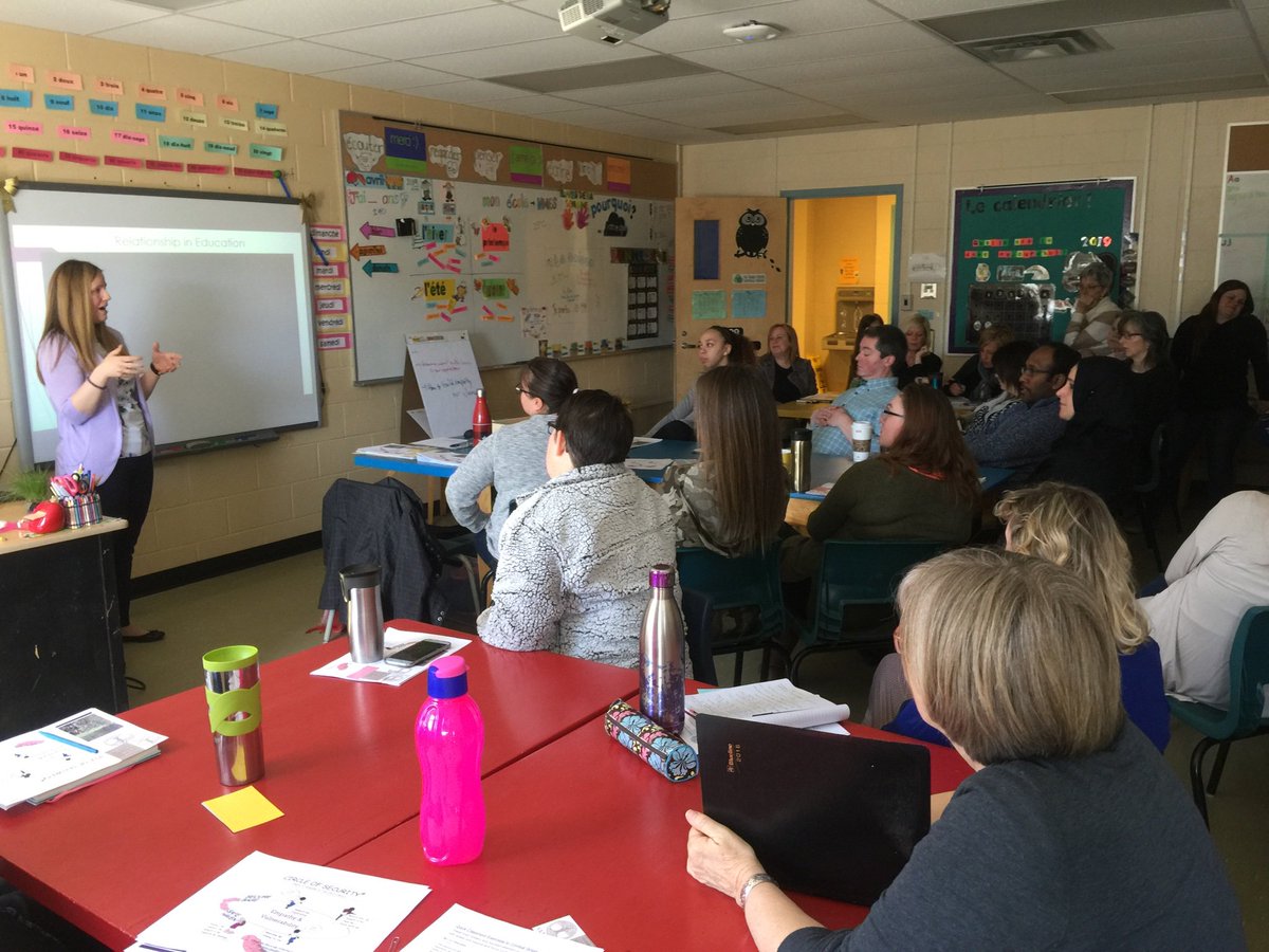 NMES Staff learning about Attachment and Trauma.