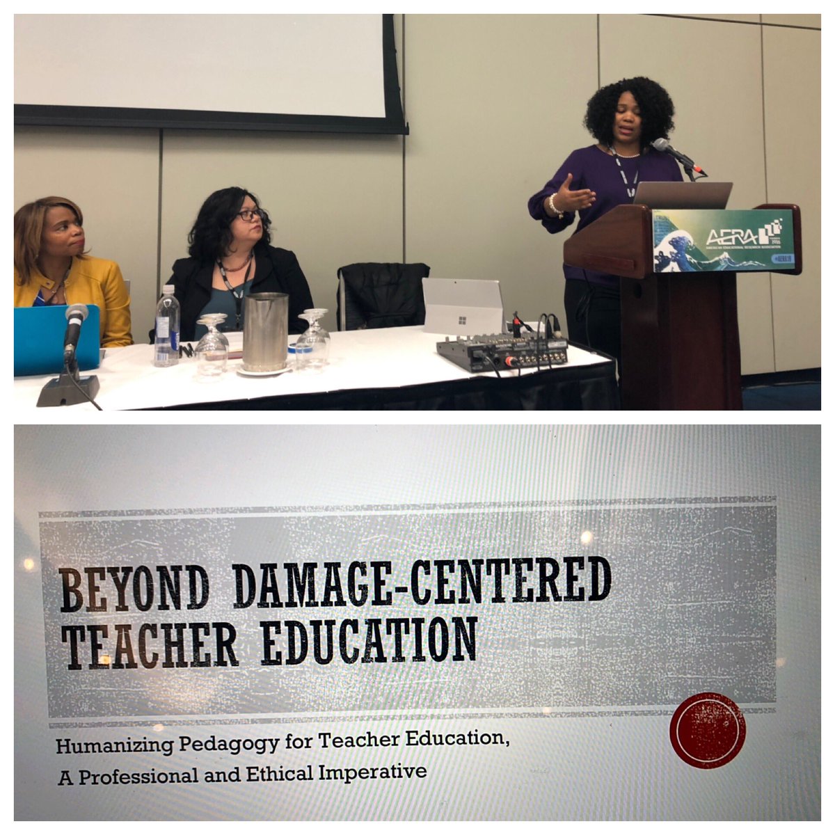 Moving beyond damage-centered teacher education is a professional and ethical imperative. Humanizing pedagogy is a necessary process for preservice teachers and teacher educators alike. ⁦@DrDorindaCA⁩ ⁦<a href="/vellankiv/">VS</a>⁩ ⁦<a href="/AERA_EdResearch/">AERA</a>⁩