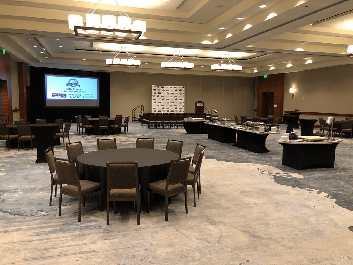 VaSportsHoF's tweet photo. Getting closer...tick tock! #2019InductionWeekend @Ruben7974 @JeffBurton #WendyLarry #MarkLenzi #HeathMiller #BusterOBrien @oldjogger #TomYeager https://t.co/rTclD5zUVf