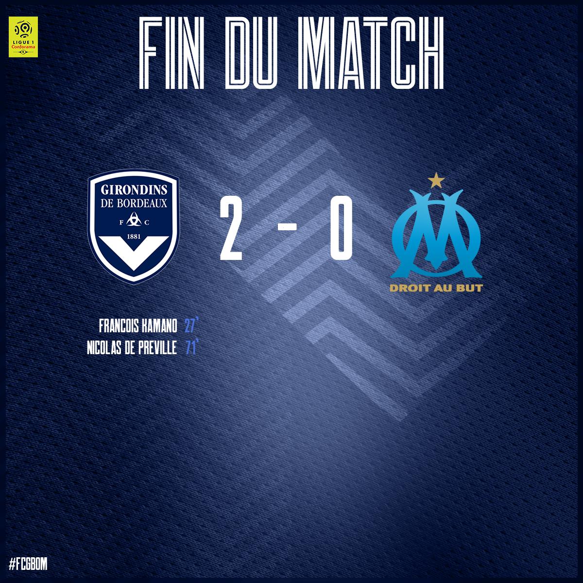 girondins's tweet photo. C'est fini, on s'impose 2-0 face à Marseille et on signe la 41ème saison d’invincibilité ! #FCGBOM https://t.co/0D5xY1FLiY