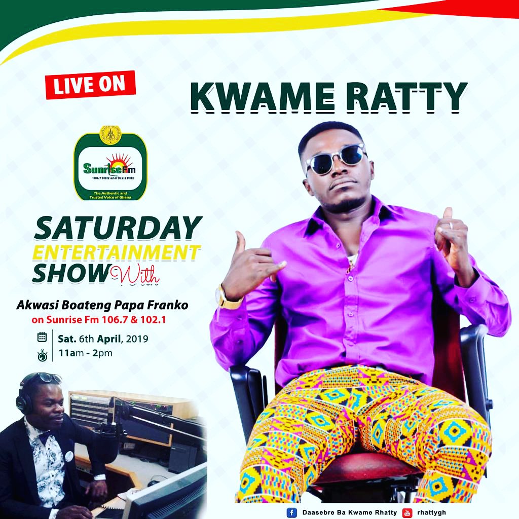 kwamerhattygh's tweet photo. TOMORROW #WARE_ME RADIO TOUR NEXT STOP GBC SUNRISE FM...DON'T MISS THIS VIBE...https://t.co/xbdGB7HXmD https://t.co/1eHD6iT8dN