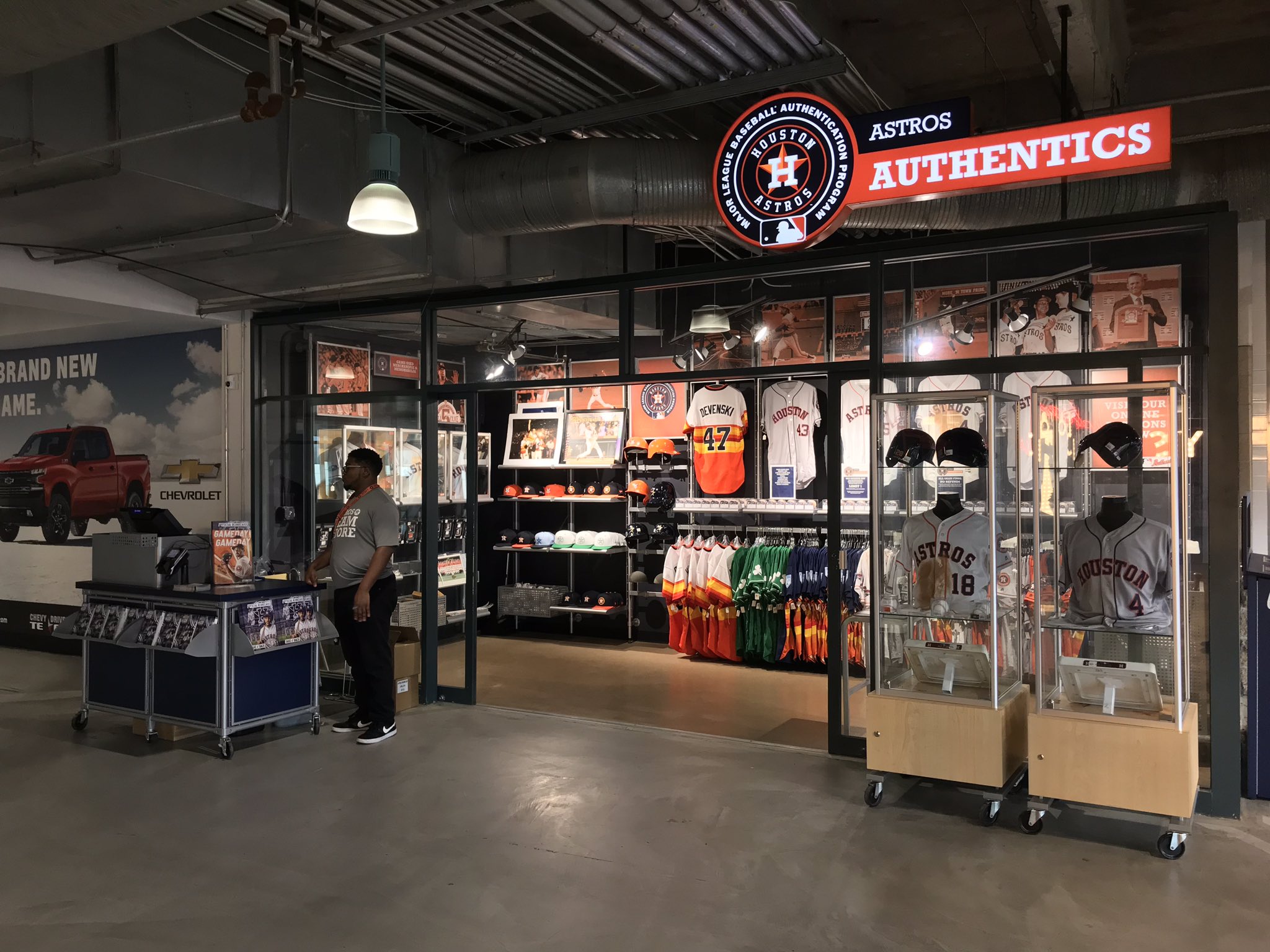 Mike Acosta on X: Check out Astros Authentics at its new location inside Minute  Maid Park on the Mezzanine Level at Section 255. You can also find new  auctions every week at