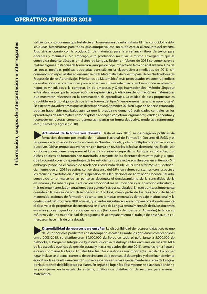 UEPC_oficial's tweet photo. #Aprender2018
‼ Ni estábamos tan mal ni vamos tan bien. La profundización de la desigualdad educativa podría evitarse. https://t.co/fq5s3IOBqS