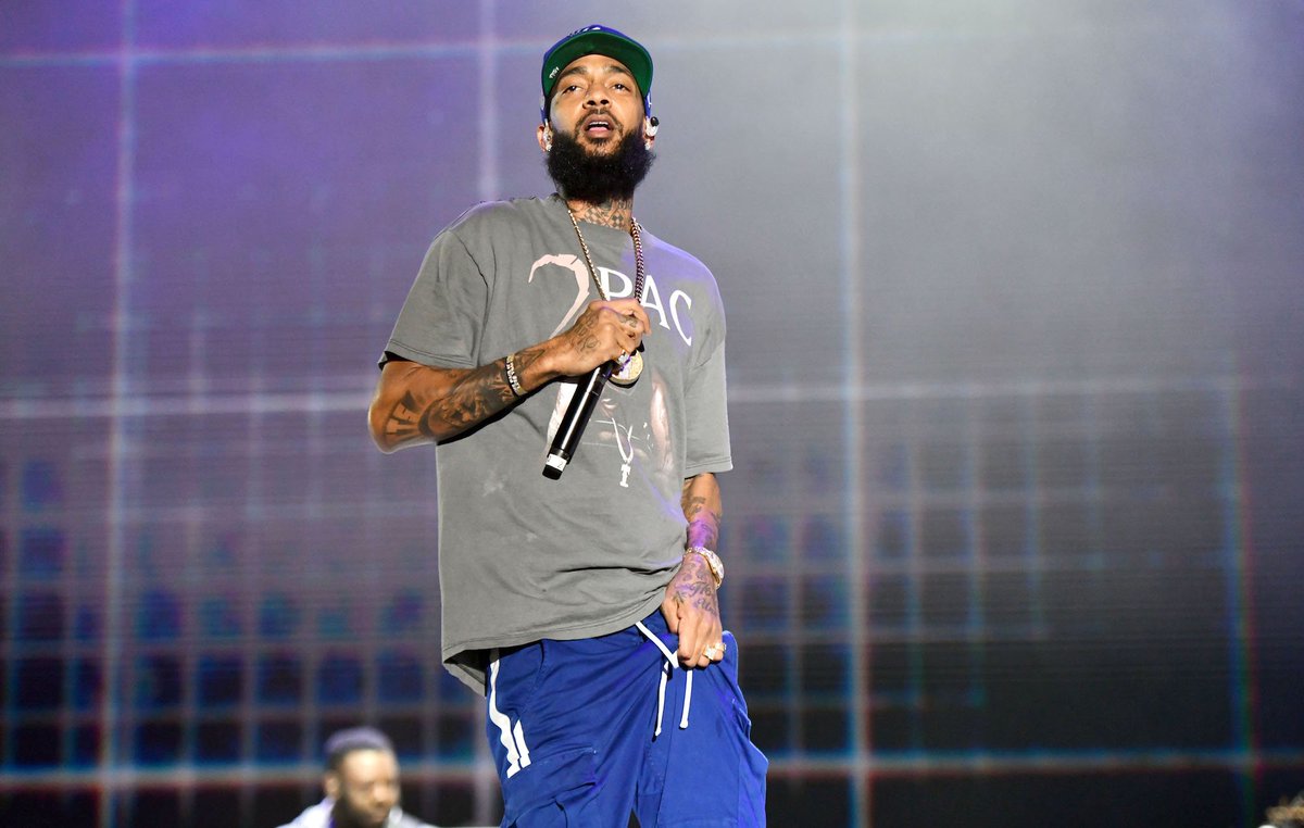 NME's tweet photo. Crips, Bloods, and more gangs hold “unity meeting” in LA following Nipsey Hussle’s death https://t.co/lRlZWUN7C2 https://t.co/q8JVPKc5MC