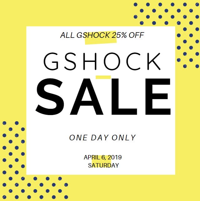 ztaguildford's tweet photo. ONE DAY ONLY, ALL GSHOCK 25% OFF! https://t.co/Xl76eX3HLx