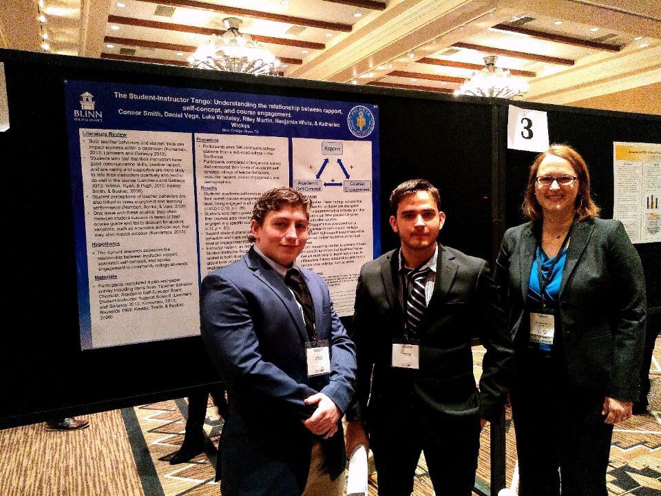 kwickesdancer's tweet photo. @BlinnCollege Psychology students did a fantastic job presenting their research poster at @SWPsychological Annual Convention! #blinnpsyc #psibeta https://t.co/m2JHWLZdg5