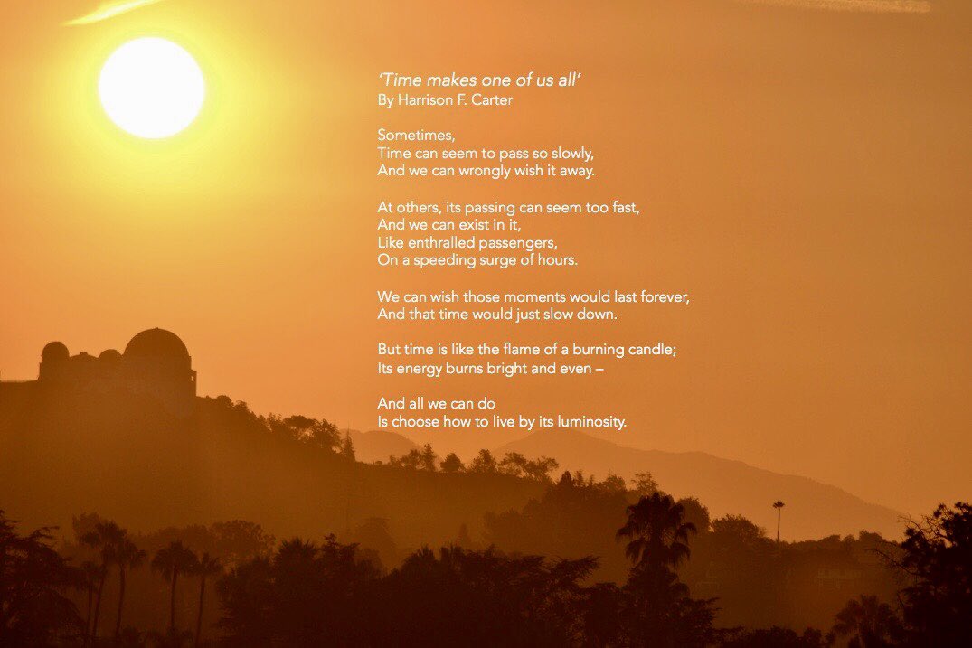 Our latest #FeelinGoodFriyay entry comes from the talented @InCreativeMind.  It’s called Time Makes One Of Us All, and it’s accompanied by a wonderful video that you can watch at youtube.com/watch?v=bRhvsP…. 🌖🌞🌒 We love highlighting the talents of our <a href="/createchange_me/">Create Change</a> community!