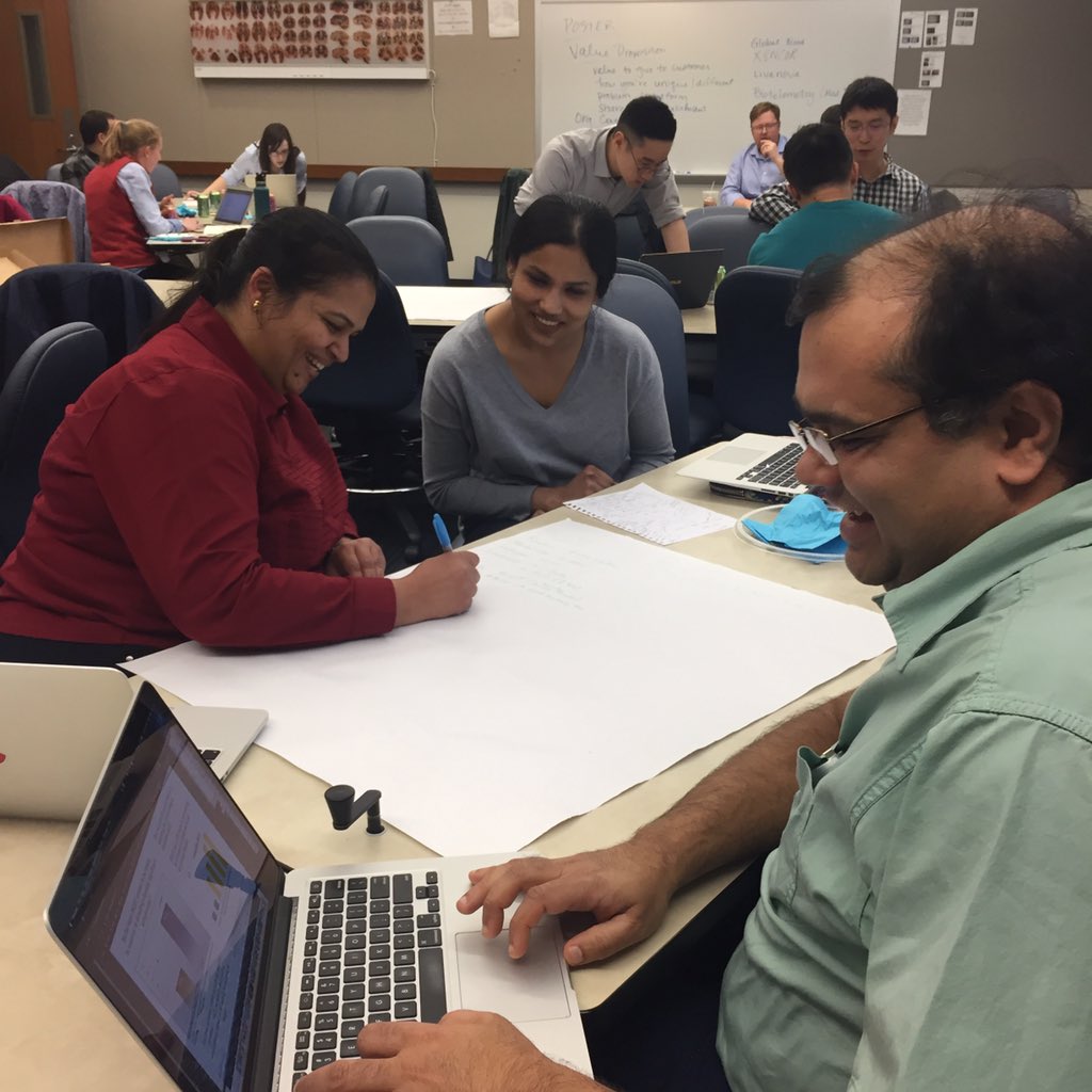 thiphd's tweet photo. WashU grad students and @WUSTLPostdoc learning #strategy4scientists via @ibiology. Last night’s flipped classroom with BALSA group and a local equity firm was fun! https://t.co/pXw4qGZH70