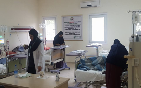 "<a href="/Hormuud/">Hormuud Telecom</a> provides Healthcare assistance to various public hospitals in Somalia. 6 brand-new dialysis machines were provided to Erdogan Hospital – a critical healthcare piece. Generators and fuel assistance among others are also provided". Abdullahi Nur, Hormuud Foundation, CEO