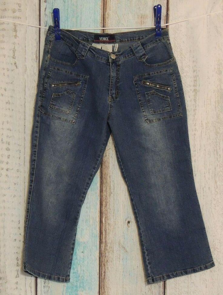 tractornuts's tweet image. Just Pinned to **My Style! From Modern to Vintage: Venice Denim Junior size 15/16  Cropped Jeans Capris  #Venice #CaprisCropped bit.ly/2YSysAf