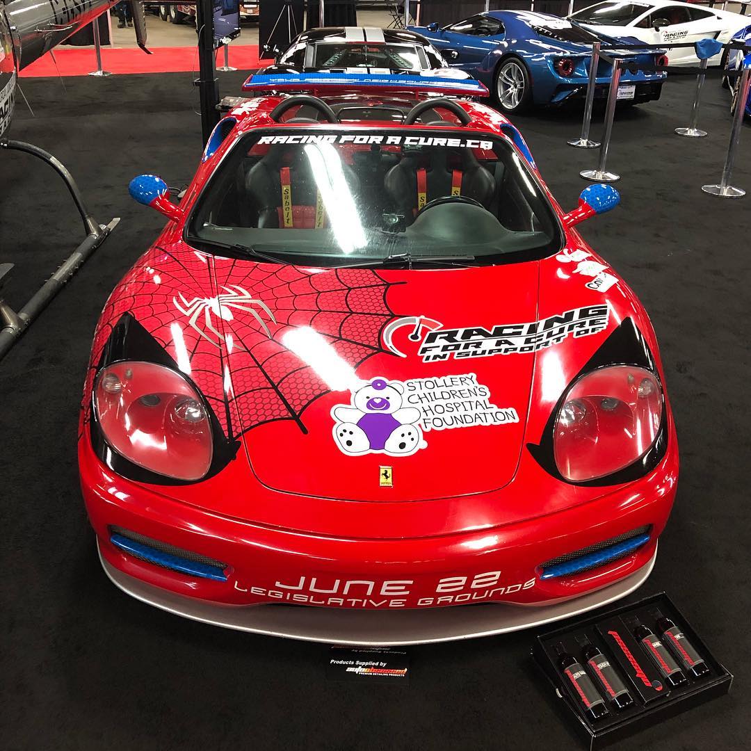 CowanGraphics's tweet photo. #RacingForACure / @StolleryKids #VIPs in your friendly neighbourhood @Ferrari “Spider” & @flysynergy #chopper @yegmotorshow @yegexpocentre today!
>> #SaveTheDate: June 22nd @ the #LegislatureGrounds #YEG
https://t.co/YBTiAnR9FQ
#CGdesign #CGprint #CGinstall
#yyc #yxe https://t.co/mGwH1ZG8jd