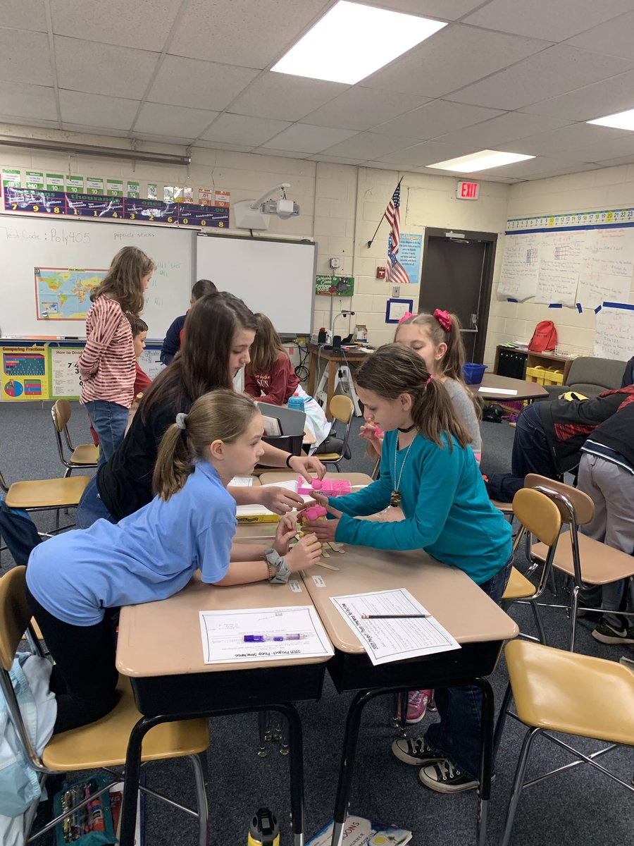 APKennedyUPHS's tweet photo. Love when @kmabe07 gets comes in to do fun hands on lessons with my 5th graders! Peep Engineering #CamScotsProud #STEM #5thGradeRocks🐥 https://t.co/NGSNoAgtDY