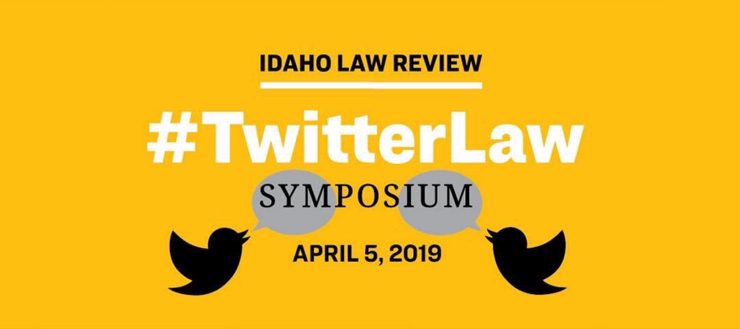 _drazzari's tweet image. Thank you to @lawprofblawg for putting on the #twitterlaw symposium today with @IdahoLawReview. I was able to watch the live morning &amp;amp; lunch panel discussions. Learned much about what law professionals go thru with SM. Good stuff. @emilymiskel @BridgetMaryMc @JusticeGuzman