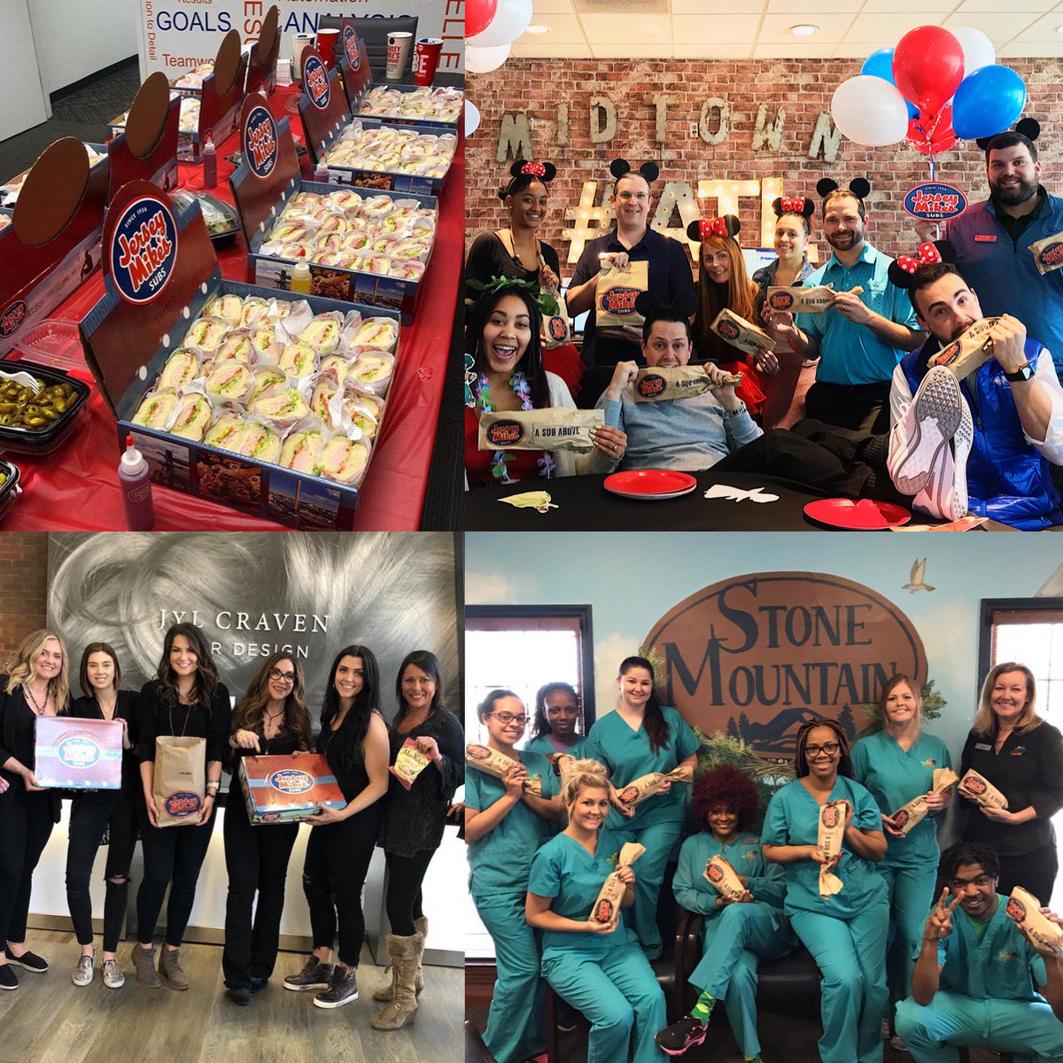 bertsbigadv's tweet photo. We are so grateful for all of the Atlanta, Macon, and Columbus area businesses, both large and small, that catered Jersey Mike's Subs on Day of Giving 2019! We were able to raise over $188,000 to help our sweet kiddos because of YOUR support. #FBF #JerseyMikesGives #BBAxJM https://t.co/WFXaAP4YDY