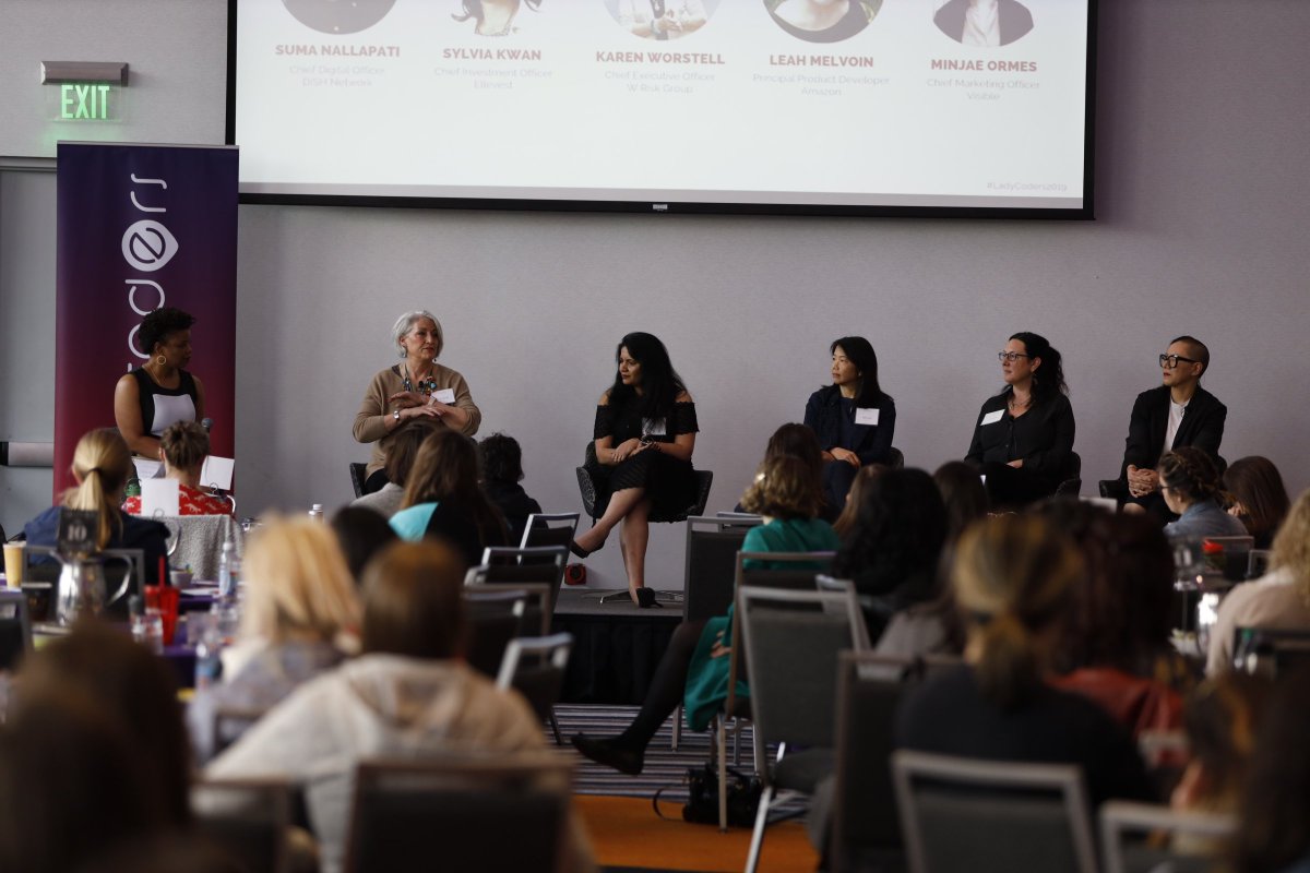 Ask yourself: what is your blueprint, and are you being true to it? Great question to ponder from <a href="/karenworstell/">Karen Worstell</a> #LadyCoders2019