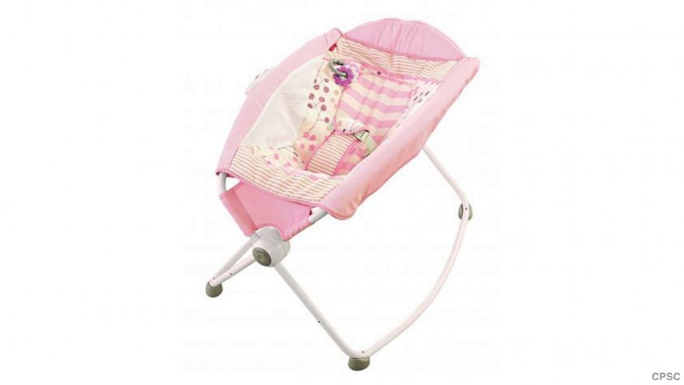 ABC's tweet photo. Parents who put their infants to sleep in the Fisher-Price Rock 'N Play inclined sleeper are being warned about the product after 10 children have died in it since 2015. https://t.co/8IvED5upD7 https://t.co/VW1I6s4EPb