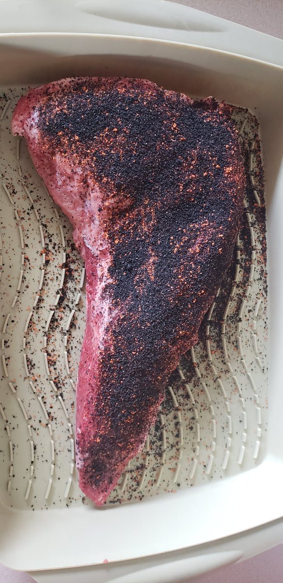 Picked up some Lil Devil Pellets from <a href="/BiMartStores/">Bi-Mart</a> and am going to throw down a nice tri-tip in honor of @GoDucksJoe today on my <a href="/TraegerGrills/">Traeger Grills</a>. I've mixed rubs from <a href="/MeatChurch/">Meat Church ™</a> and <a href="/carnivorerub/">Hardcore Carnivore</a>. #BBQSeason