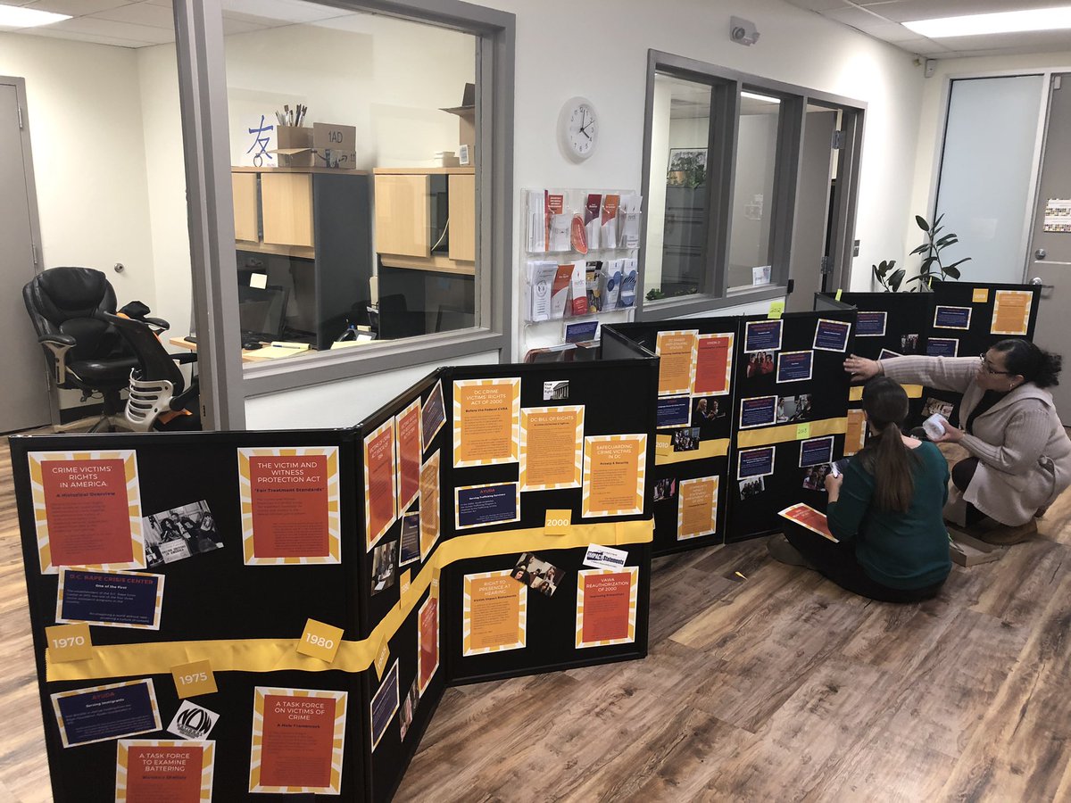 NVRDC's tweet photo. Our @NVRDC staff hard at work on our #NCVRW interactive timeline. Looking forward to the unveiling @arnoldporter on 4/8! Honoring our Past. Creating Hope for the Future of the #CVR movement #NCVRWinDC https://t.co/DYxlaXOGYx