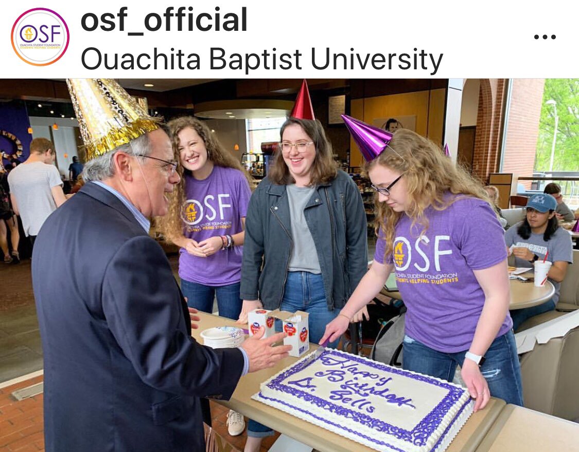 Thanks to <a href="/OSF_Official/">OSF</a> for organizing a truly surprise birthday party today in the Student Union - moved by the thoughtfulness. Thank you! And honored to take pictures with many, including <a href="/thewomenofeee/">The Women of EEE</a>