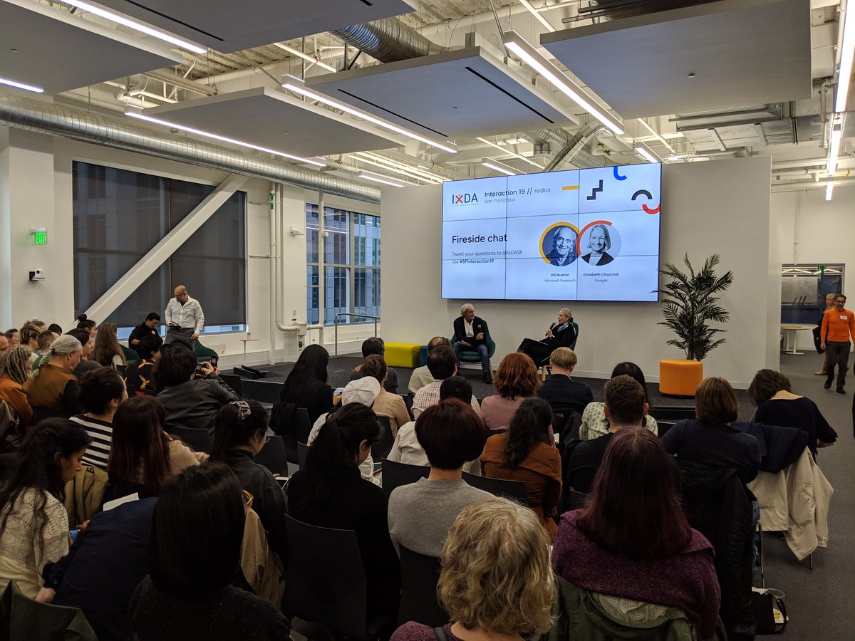ixdasf's tweet photo. Creativity is the act of making obvious obvious before it is obvious. Thought provoking discussion between @xeeliz and @wasbuxton at #SFInteraction19 #designsf #uxdesign @ixda https://t.co/GoF3HxOPZe