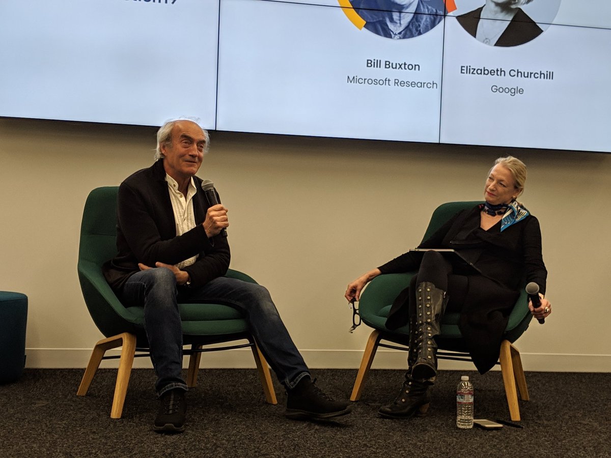 ixdasf's tweet photo. Creativity is the act of making obvious obvious before it is obvious. Thought provoking discussion between @xeeliz and @wasbuxton at #SFInteraction19 #designsf #uxdesign @ixda https://t.co/GoF3HxOPZe