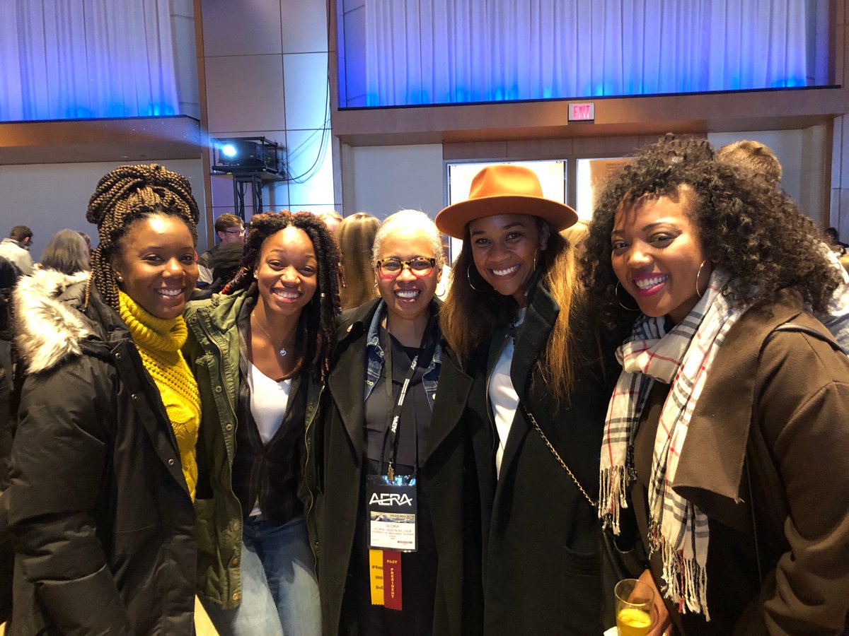 It’s <a href="/gjladson/">AKAdemic</a>!!!!! No caption necessary! Night made! #AERA19  <a href="/UF_COE/">UF College of Education</a> @dria_nicole17 <a href="/Free2bLex/">Alexis J Freeman</a> <a href="/Miss_TeeChin/">Tianna Dowie-Chin</a>