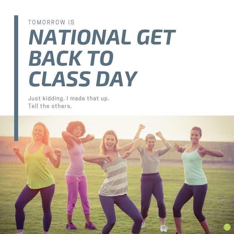 JazzCrystalLake's tweet photo. See you tomorrow! 😎 
#backtoclass #jazzercise
#seeyouthere #youknowitstime #goals #summeriscomin https://t.co/3RBrBtGUHe