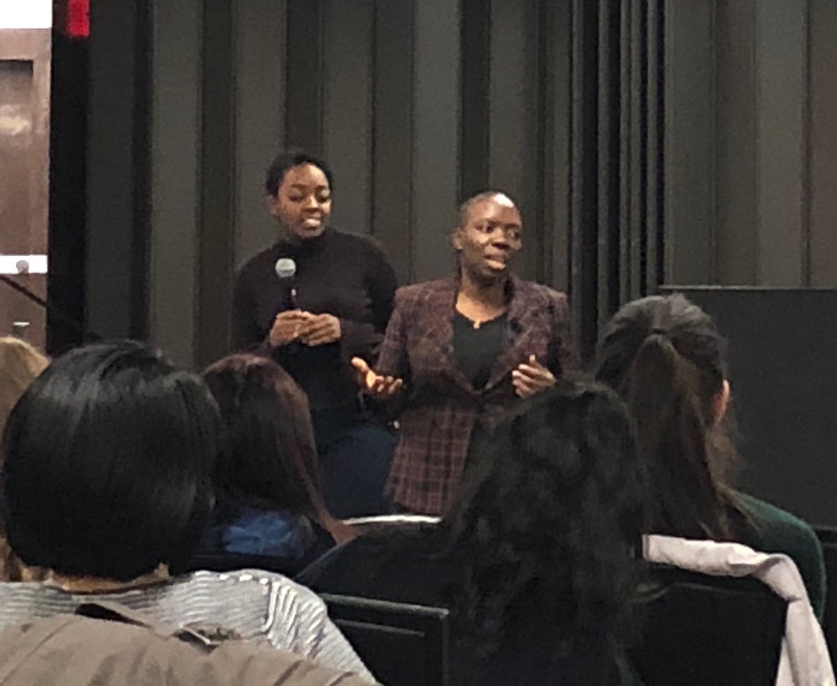 mmartingriem's tweet photo. Ending strong! Mother / daughter duo, Dr. Annette Bailey &amp; Renée Bailey, explain how gun violence is like a virus ⁦@cramtoronto⁩ https://t.co/RQeqebOcWY