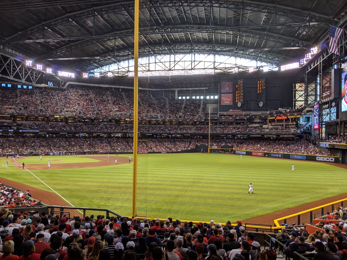 KnocturnalPhx's tweet photo. 🍺⚾ Opening Day 2019!!
@dbacks
.
.
#OpeningDay #Dbacks #MLB #BOSvsARI #WeBackTheDbacks https://t.co/jUr3nT6yeW