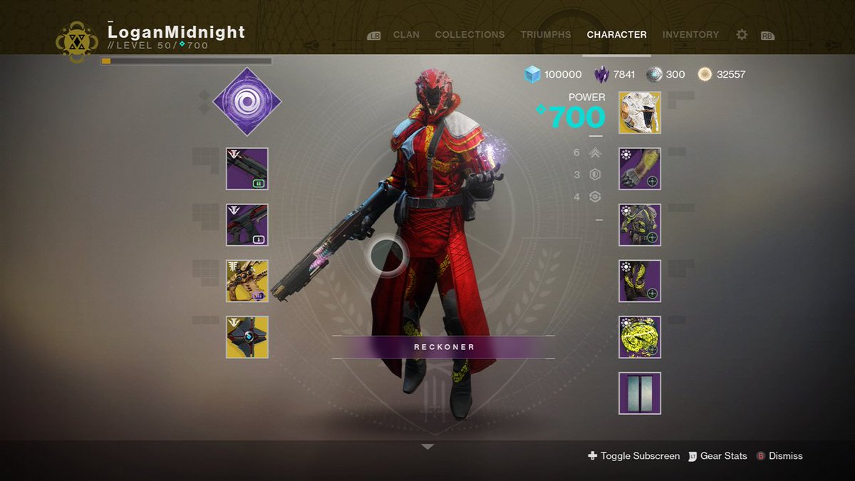 LoganMidnight's tweet photo. @A_dmg04 @Bungie @xHOUNDISHx #Reckoner I'm a try hard. (Thanks for your Reckoner guide Houndish, helped me a lot) https://t.co/wDVO57C0IE