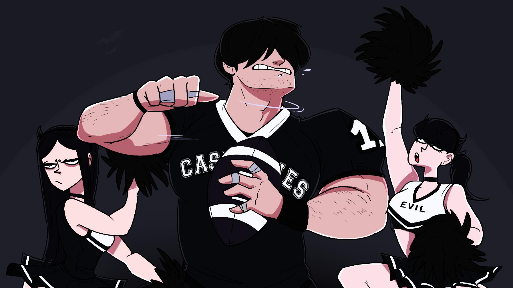 The Goth And The Jock The Infamous... on Twitter: "goth jock because idk i was bored https