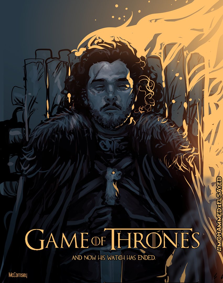 MxElSayed's tweet photo. And now his watch has Ended.
.
.
.
#ForTheThrone
#MohammedxElSayed
#MothersMercy
.
#JonSnow #CerseiLannister #AryaStark
.
#GameOfThrones #GoTS8
#HBO #GOT #GoTS5 #GRRM
@GameOfThrones @HBO. https://t.co/5hJtObZLOw