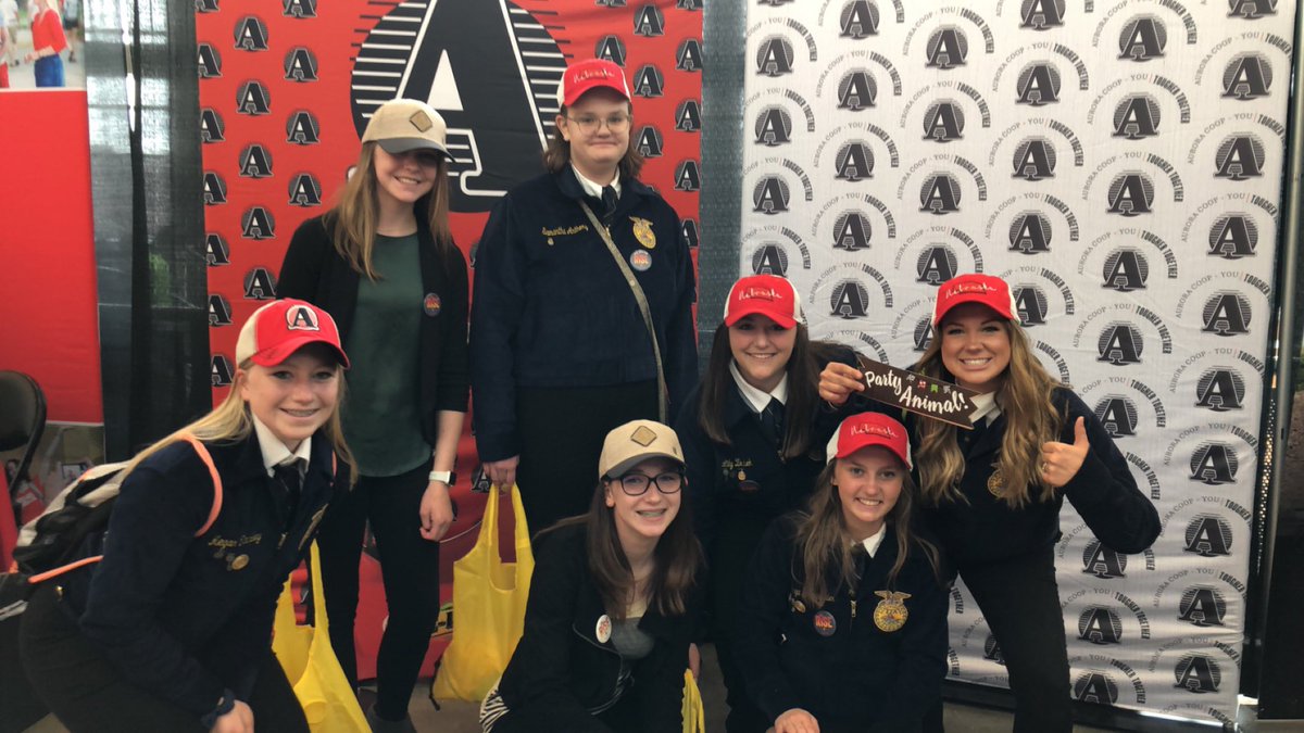 AuroraAgNetwork's tweet photo. Today Aurora Cooperative got to be a part of talking to the future leaders of agriculture at State FFA. #ACtoughertogether #stateFFA https://t.co/vAx3cLNqsI