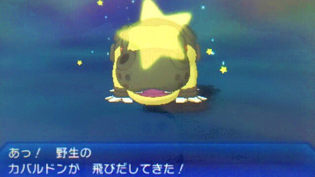 シキ そういやカバルドンのメスの色違いは持ってたけど オス捕まえてないなと思ってウルトラホールを捜索 丸二日 T Co Imyxl6jaqt Twitter